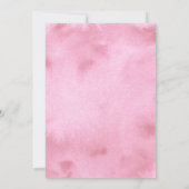 Invitation Par-tee Pink Girl Golf Baby shower (Dos)