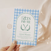 Invitation Par-Tee Preppy Golf Baby shower