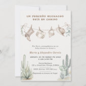 Invitation Para Baby shower Vaquero Niño Personalizadas (Devant)