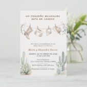 Invitation Para Baby shower Vaquero Niño Personalizadas (Debout devant)