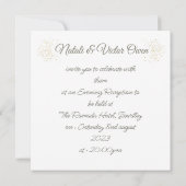 Invitation para boda personalizada con foto (Dos)