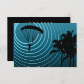 Invitation parachute ascensionnel (Devant / Derrière)