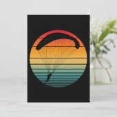 Invitation Parachute rétro vintage (Debout devant)