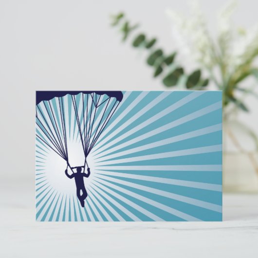 Invitation parachutiste (Debout devant)