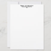 Invitation Parachutiste de saut d'armée, dessin humoristique  (Dos)