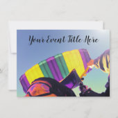 Invitation parachutiste photo (Devant)