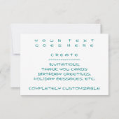 Invitation parachutistes rétro (Dos)