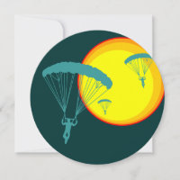 parachutistes rétro