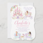 Invitation Parade d'anniversaire de la princesse (Devant)