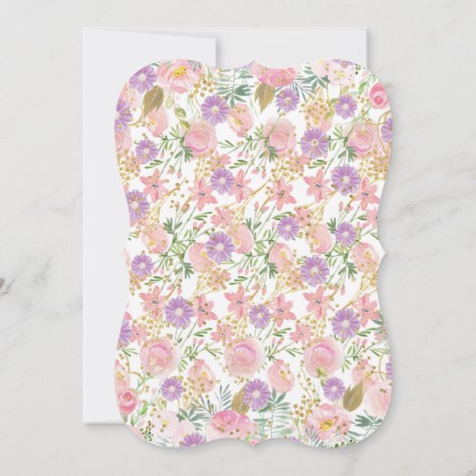 Invitation Parade d'anniversaire de la princesse (Dos)