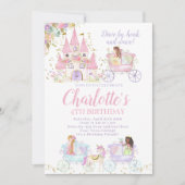 Invitation Parade d'anniversaire de la princesse (Devant)