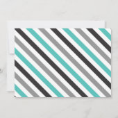 Invitation Parade D'Anniversaire Parade Turquoise (Dos)