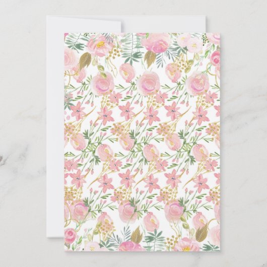 Invitation Parade des Baby showers éléphants (Dos)