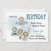 Invitation Parade des Lions Drive Par Anniversaire (Devant)