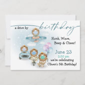 Invitation Parade des Lions Drive Par Anniversaire (Devant)