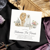 Invitation Parade pour animaux d'Halloween