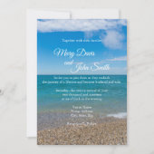 Invitation Paradis Bleu À Michigan (Devant)