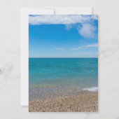 Invitation Paradis Bleu À Michigan (Dos)