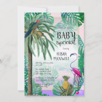 Paradis tropical Vert Boho Baby Sprinkel