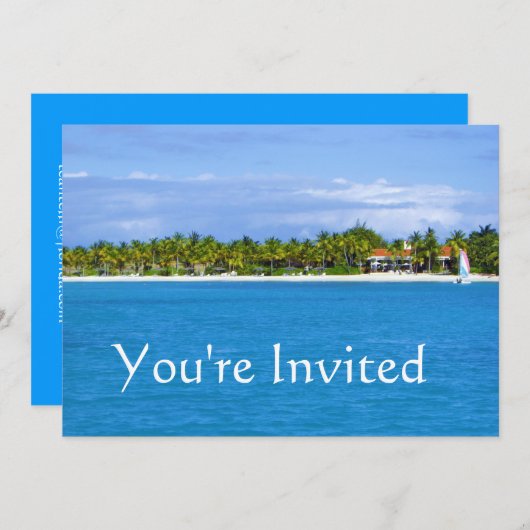Invitation Paradise (Devant / Derrière)