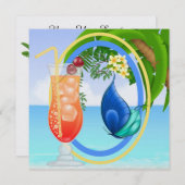 Invitation Paradise Beach (Devant / Derrière)