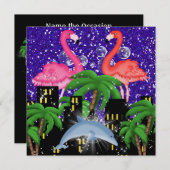 Invitation Paradise Party in Style Bright Lights - SRF (Devant / Derrière)