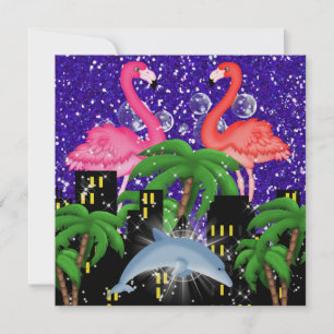 Invitation Paradise Party in Style Bright Lights - SRF