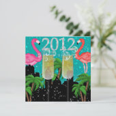 Invitation Paradise Party in Style Bright Lights - SRF (Debout devant)