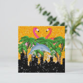 Invitation Paradise Party in Style Bright Lights - SRF (Debout devant)