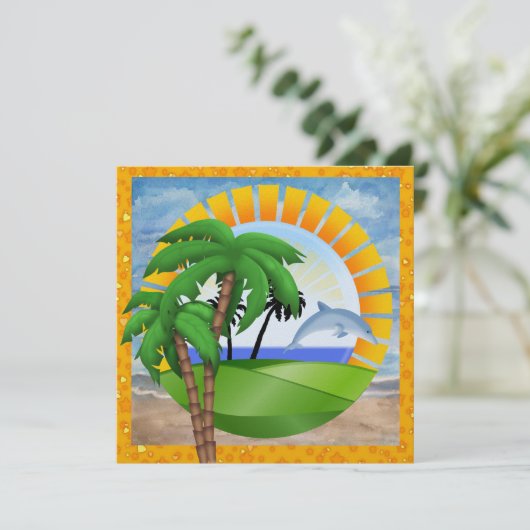 Invitation Paradise - Surf - SRF (Debout devant)