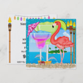 Invitation Paradise Wedding - SRF (Devant / Derrière)