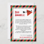 Invitation Paradoxe de Tinsel DADA Lettre du Père Noël (Devant)