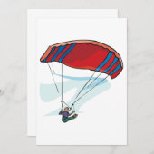 Invitation Paraglider (Devant / Derrière)