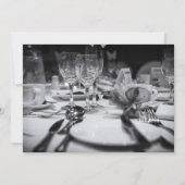 Invitation Paramètre de table mariage (Devant)