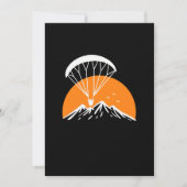 Invitation Paramotorisation Vintage rétro (Devant)