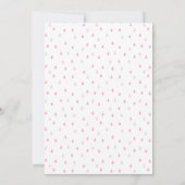 Invitation Parapluie d'amour Sprinkle Baby shower (Dos)