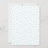Invitation Parapluie de l'Amour Bébé Shower Sprinkle (Dos)