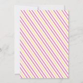 Invitation Parapluie jaune, bébé endormi douche par mail (Dos)