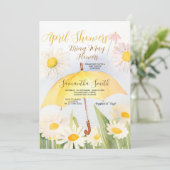 Invitation Parapluie Marguerite Les Averses d'Avril Bringt de (Debout devant)