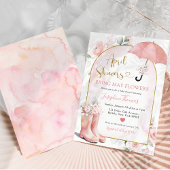 Invitation Parapluie rose Douches d'avril Apportent de mai Fl