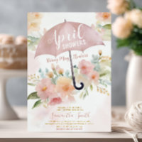 Parapluie Rose Fleurs de Mai Avrils Pluvieux