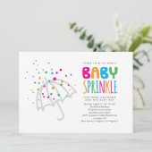 Invitation Parapluie simple minimaliste Parapluie moderne pou (Debout devant)