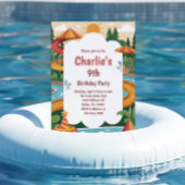 Invitation Parc aquatique Enfants Fête d'été d'anniversaire