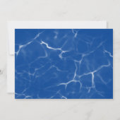 Invitation Parc aquatique Splash Waterslide Summer Birday Par (Dos)