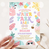Invitation Parc aquatique tropical fête d'été
