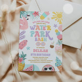 Invitation Parc aquatique tropical fête d'été