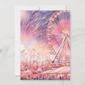 Invitation Parc d'attractions afro-américain d'anniversaire (Dos)