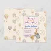 Invitation "Parc d'attractions Rétro Contes de Fée (Devant / Derrière)