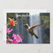Invitation Parc de la cascade des colibris (Devant)