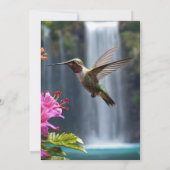 Invitation Parc de la cascade des colibris (Dos)
